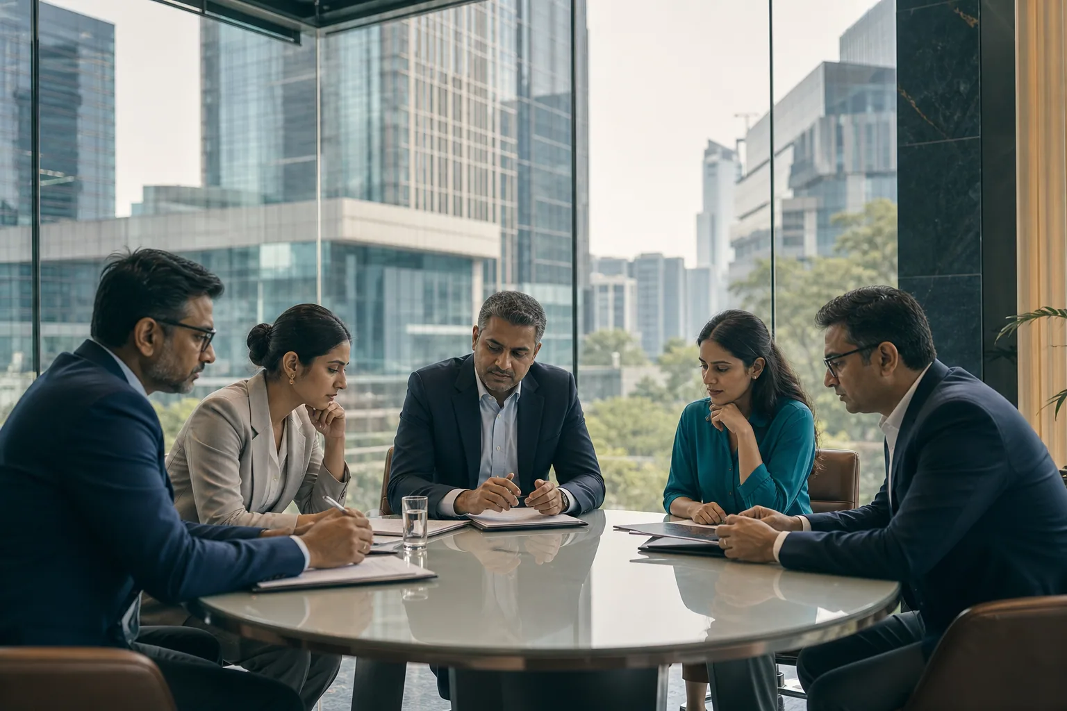 Indian insurance professionals reviewing regulatory changes